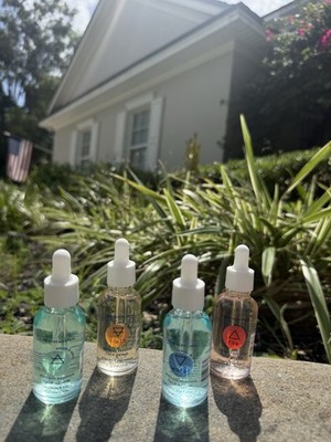  Spa Scentials Element Face Serums, the 4-pack set Earth, Water, Fire, and Air. 