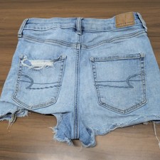 American Eagle Shorts Curvy High Rise Shortie Distressed Jean Size 6