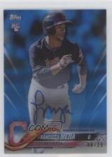 2018 Topps Clearly Authentic Auto Blue 6/25 Francisco Mejia #CAA-FM Auto 4l3