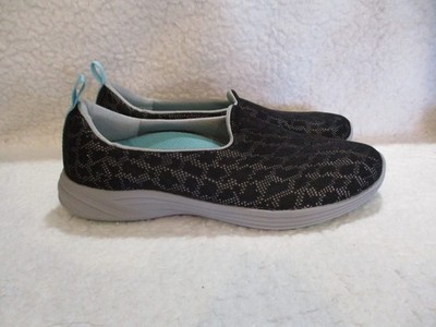 Women's, Vionic, Black Nylon, Slip on Comfort, Casual, Shoes, Size, 9