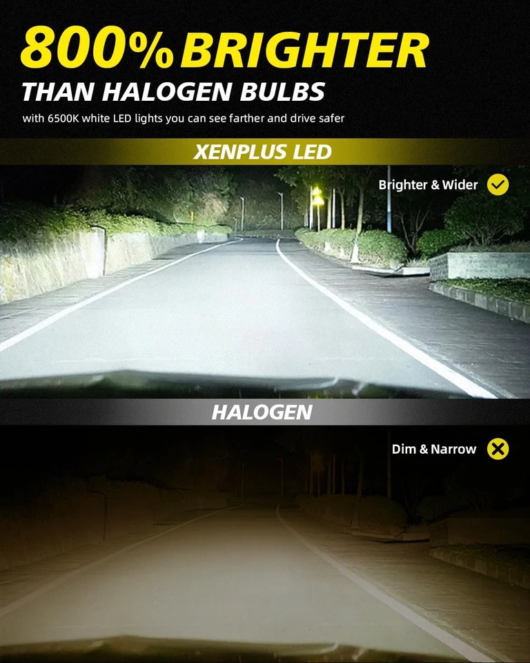 Bombillas dedicadas 120W 24000LM FJ Cruiser aptas para Toyota blancas  Foto 2 de 4