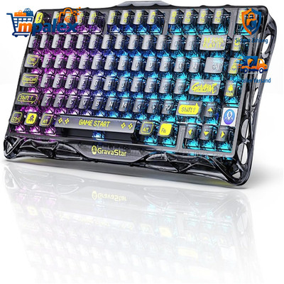 GravaStar Mercury K1 Lite 75 Gaming Tastatur RGB Hintergrundbeleuchtung