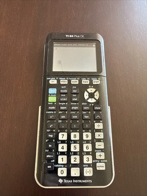 Texas Instruments TI-84 Plus CE Graphing Calculator - Black Used NO CHARGER