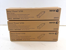 LOTE DE 3 CARTUCHOS DE RESIDUOS ORIGINALES XEROX 108R00975 XEROX PHASER 6700