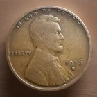 1916-S Fine Lincoln Wheat Cent Penny Semi-Key Date Fast Shipping