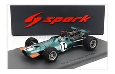 Spark-Model S2345 Brm - F1 139 N 12 Italy Gp 1969 Jackie Oliver - Green Yellow -
