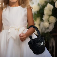 Flower Girl Basket Decor Bridesmaid Basket for Celebrations Wedding Ceremony