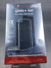 ZAGG InvisibleShield Glass 360 + Screen Protector for iPhone XS Max - Clear