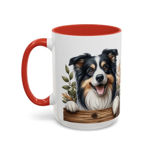Border Collie Hund Kunst Malerei Kaffeebecher Haustierliebhaber Geschenk Rettung ein Haustier heute - Bild 9 von 63