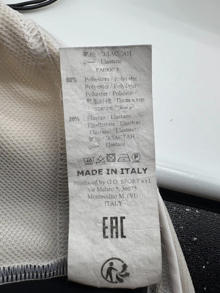 Giordana Mellow Johnny's Cycling Bib Shorts Women's Size Small Black/White - Image 4 of 4