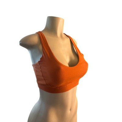 Women S Prana Everyday Gingerbread Rust Orange Sports Bra Hike Yoga Run Athletic