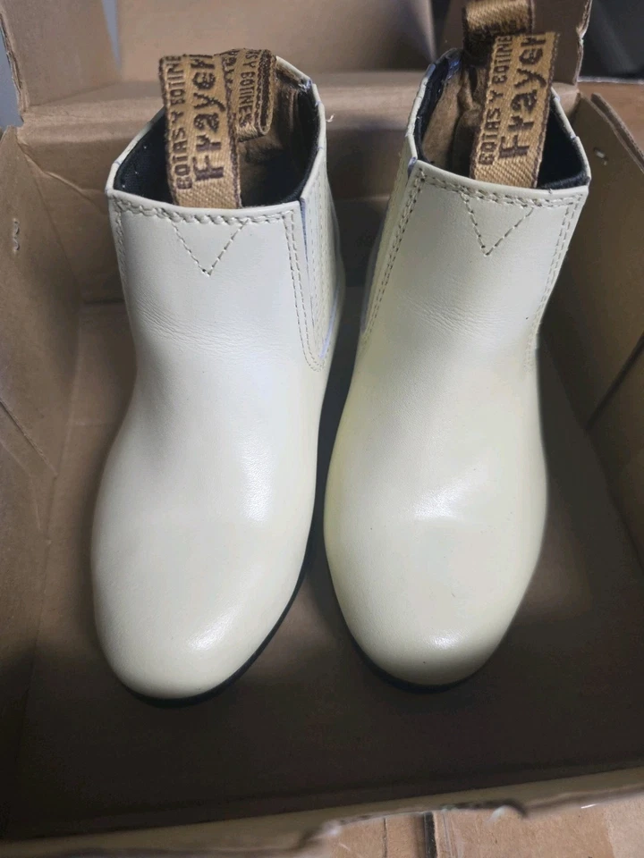 Toddler charro boots size 7 beige - Image 4 of 4