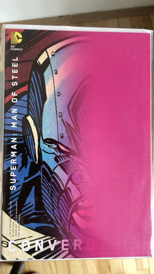 DC comics Convergence Superman: Man of Steel #1 of 2 Variant Cover Comic Book