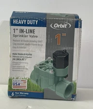 Orbit Heavy-Duty 1 Inch In-Line Sprinkler Valve - Green (New)