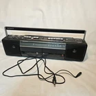 Sony CFS-W301 FM/AM Stereo Dual 2-Cassette-Corder Boombox TESTED WORKS!