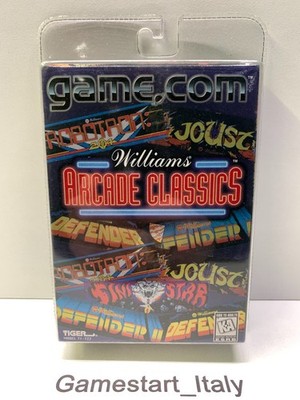 WILLIAMS ARCADE CLASSICS - GAME.COM - TIGER CARTRIDGE NEW SEALED NEW 1997