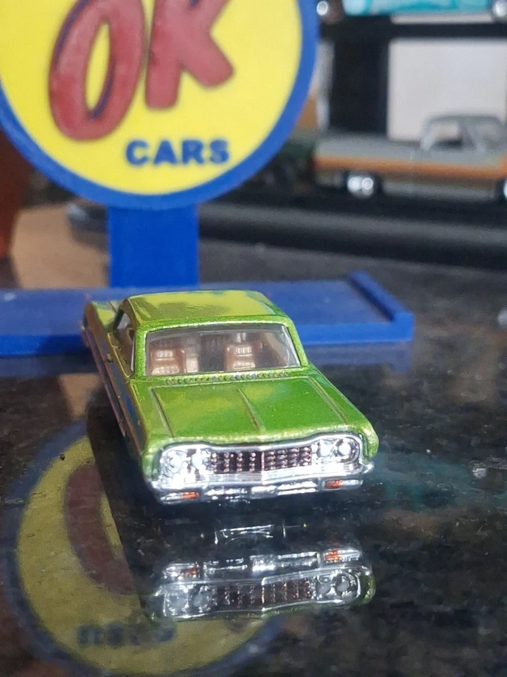 Chevy Impala 64 personalizado Hot Wheels ruedas intercambiadas y sueltas Foto 2 de 4