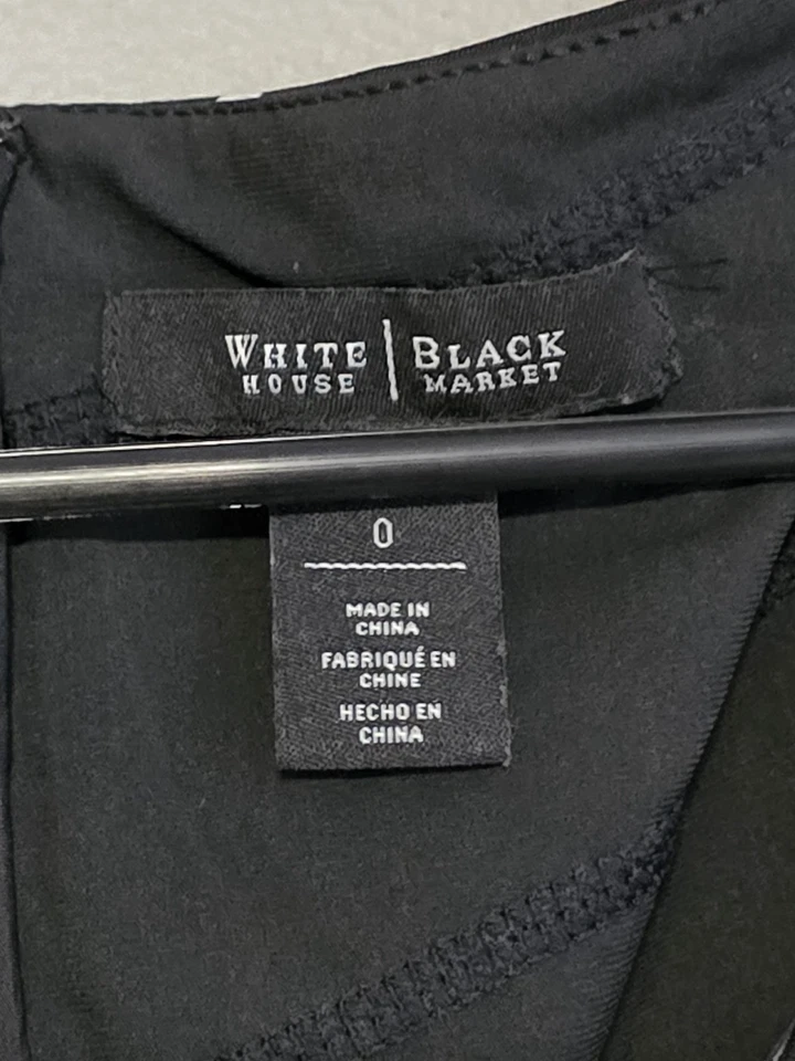 Vestido a lunares White House Black Market talla 0 Foto 3 de 3