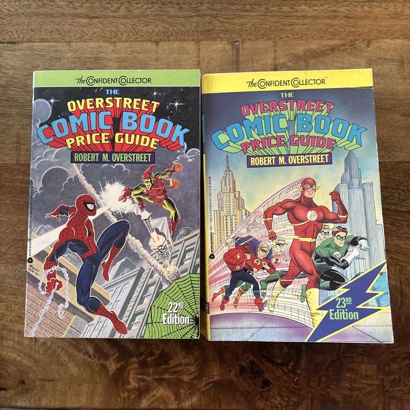 Overstreet Comic Book Price Guides 22 & 23 1992 Spider-Man