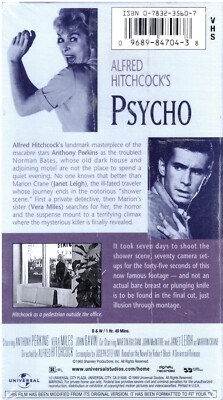 ピーク☆フリークス　VHS PSYCHO- Anthony Perkins, Vera Miles, Janet Leigh- Hitchcock
