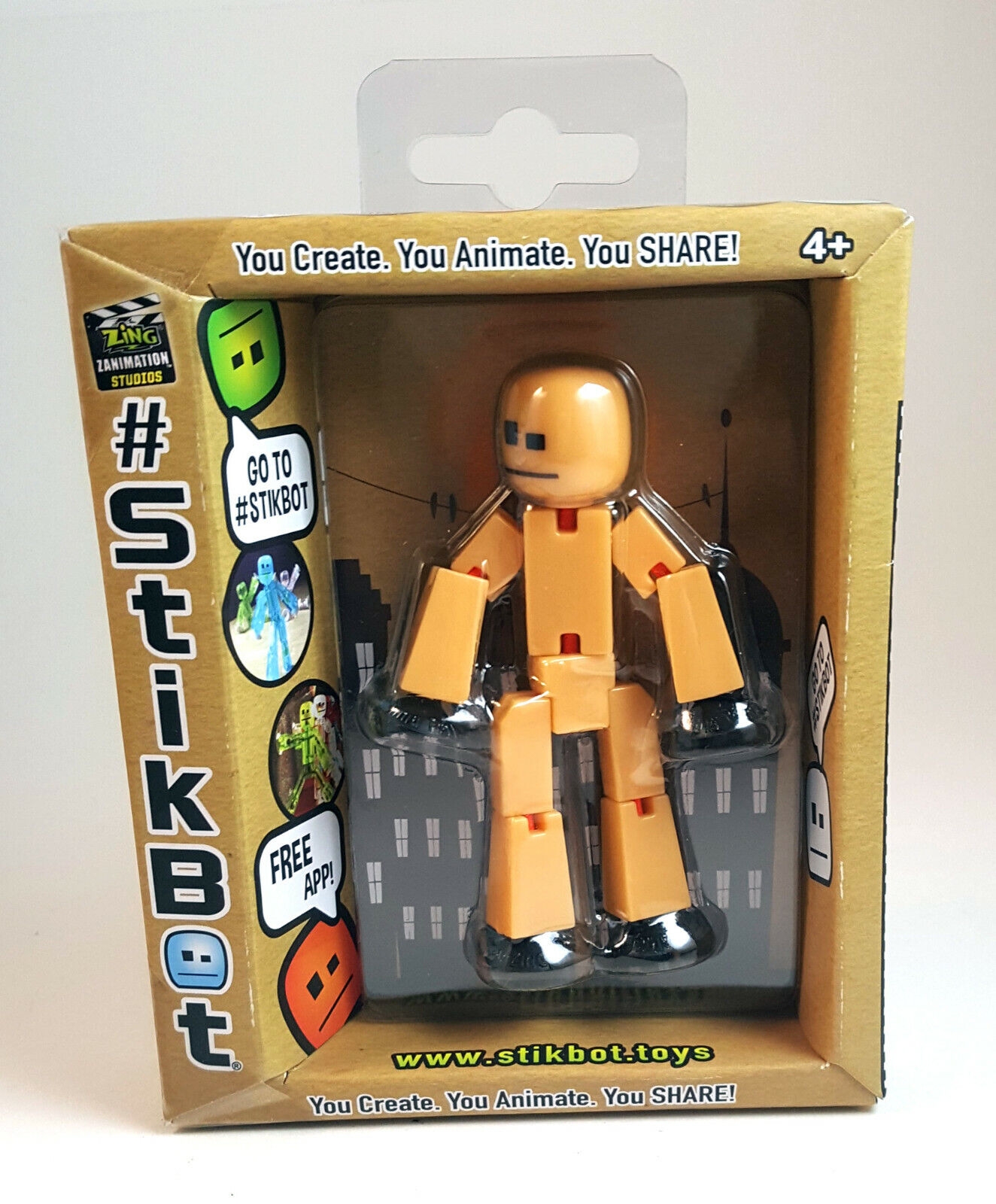 STIKBOT Peach Create your own Animate You share Free Shipping BRAND NEW  8983106160 | eBay