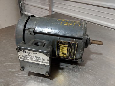 Baldor M7006A Motor 1/2 HP 1725 RPM 3PH 208-230/460V 60HZ 56 Frame 35E354Z18 