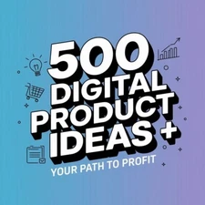 500 Digital Product Ideas for Inspiration + MRR/PLR Rights – Your Path to Succes