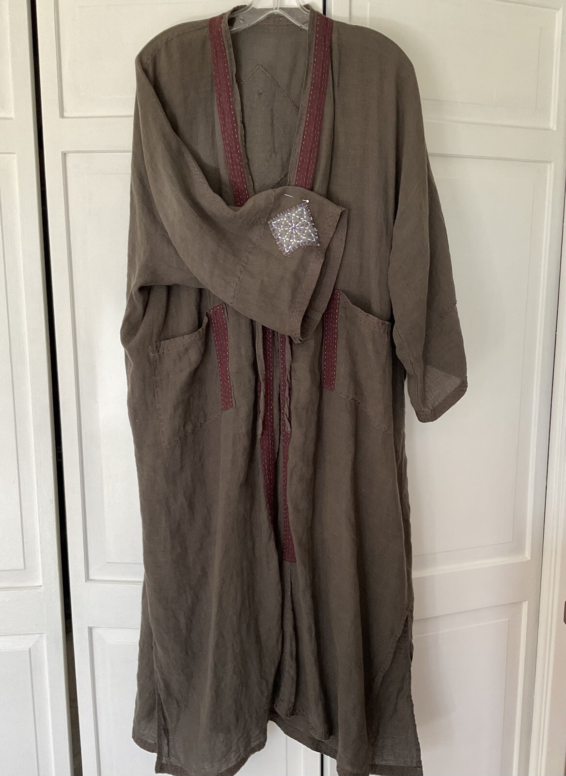 Patchwork Jacket Cardigan Large Women Handmade Qu… - image 18