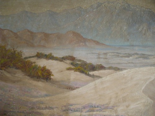 A. WESLEY ANDERSON AUFGEFÜHRT FRÜH CA KALIFORNIEN WÜSTE IMPRESSIONIST PLEIN AIR ÖL - Bild 3 von 12