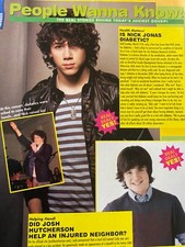 Nick Jonas, The Jonas Brothers, Full Page Vintage Pinup