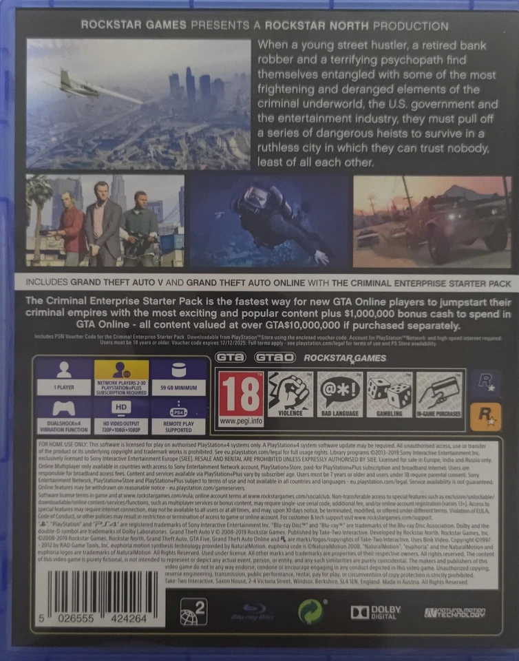 Grand Theft Auto - V (PlayStation 4), foto 2 di 2