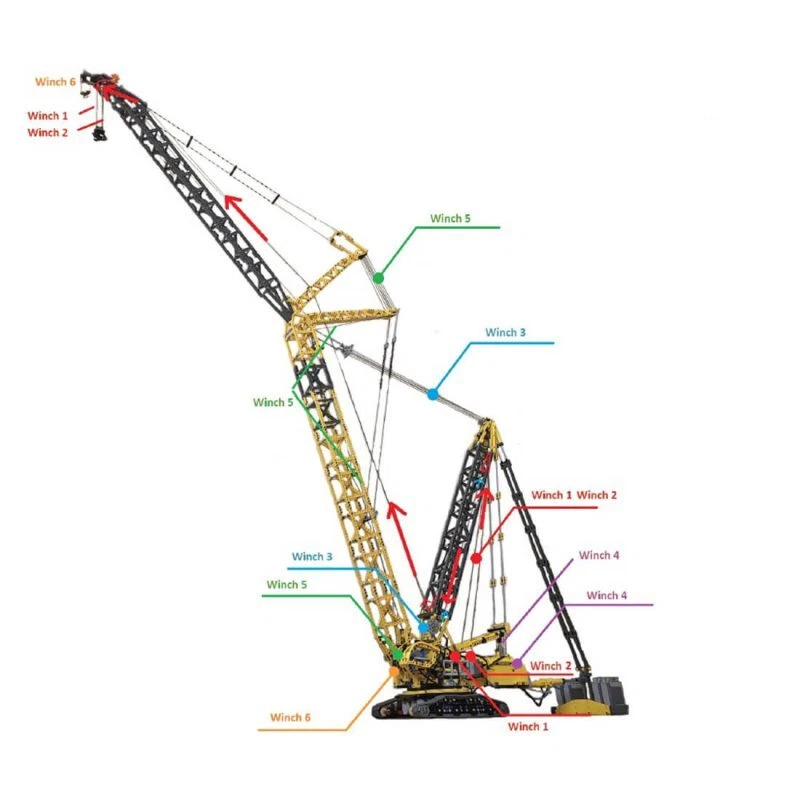 MOC-39663 2020 LR 11000 RC Crane 3846 Pieces for Aged 15 Years and Above - Image 4 of 4
