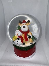 Reindeer, Snowman Globe