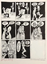 HARVEY KURTZMAN rare SCARED print SIGNED 1978 NCS Portfolio AP Last Chance!