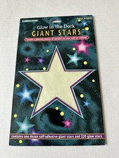 Illuminations Fluorescent Glow In The Dark Stars Stickers *Brand New*