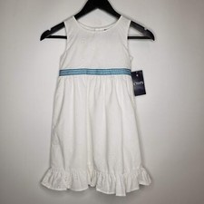 NWT Chaps Embroidered Floral Girl's Sunday Dress 6
