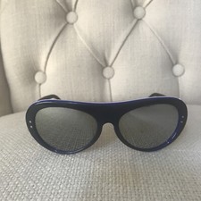 Vintage Ski Sunglasses Style Eyes France Retro Red Wt Blue Polarized Driving y2k