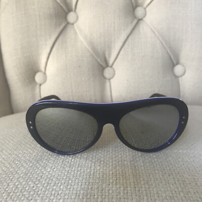 Vintage Ski Sunglasses Style Eyes France Retro Red Wt Blue Polarized  Driving y2k