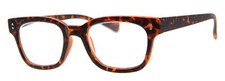 *A.J. MORGAN DESIGNER MENS WOMENS TORTOISE MATTE READING GLASSES READERS NEW*