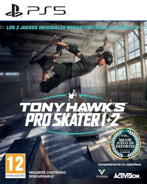 TONY HAWK'S PRO SKATER 1 + 2 PS5 PAL ESPAÑA NUEVO CASTELLANO JUEGO FISICO -