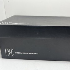 INC Mens White Padded Harlan Round Toe Platform Athletic Sneakers Shoes 9.5 M