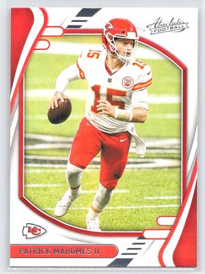 Patrick Mahomes II - 2021 Panini Absolute #1 - Kansas City Chiefs