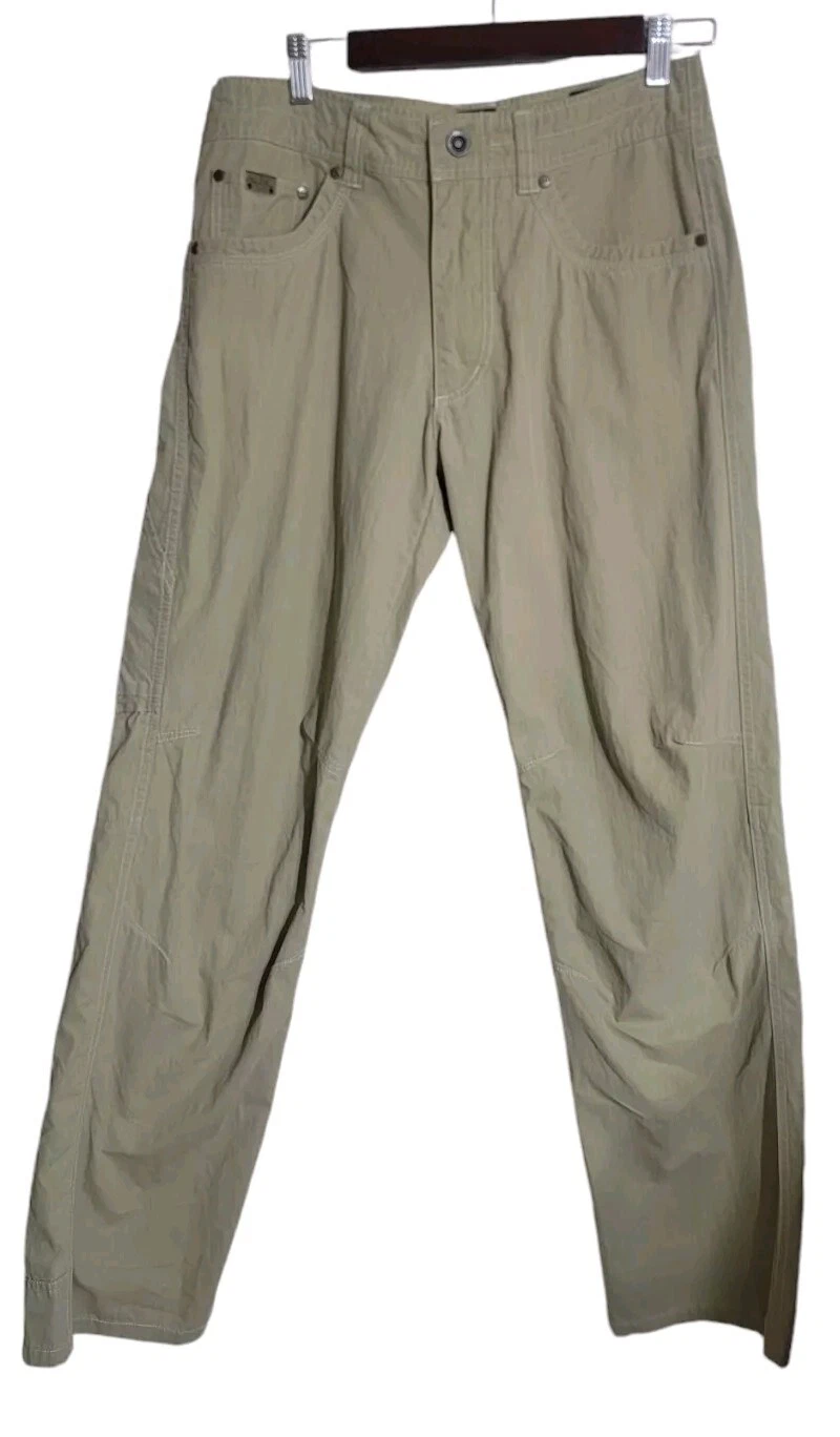 Kuhl Pants Men 30x32 Tan Revolvr Hiking Outdoor Gorpcore Trail Camping Fishing