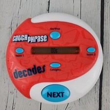 Catch Phrase Decades Electronic Handheld Family Party Game Hasbro Tested Working