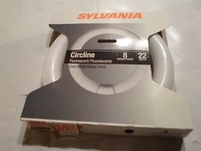 Lot of 9: Sylvania Circline Bulb Fluorescent 22 watts, 8", Cool White