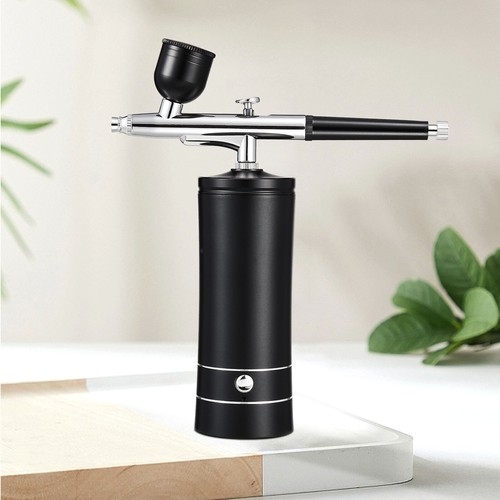 Portable Airbrush Kit Cordless Air Brush Compressor Spray Gun Set Nail Paint Tat - Picture 10 of 11