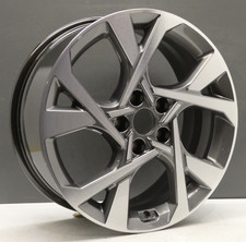 HYUNDAI KONA 18" GREY DIAMOND CUT ALLOY WHEEL RIM 7.5J 52910-J9800 GENUINE X1