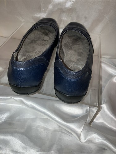 LIFE STRIDE-Soft System-Navy-Faux Leather Slip On Shoes Womens Size 7 M EUC - Picture 5 of 15