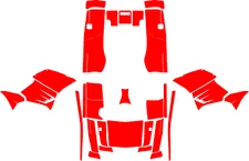 YAMAHA KODIAK 400 4x4 PLANTILLA kit vectorial completo plantilla ESCALA 1:1