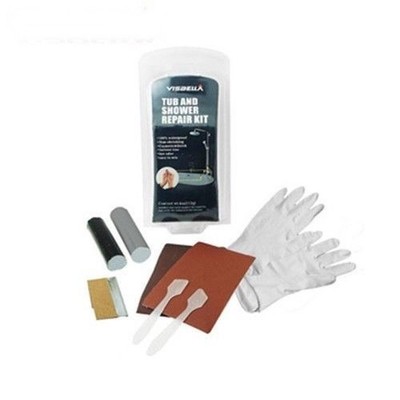 KIT RIPARAZIONE DOCCIA VASCA TUBO FAI DA TE COLLA BAGNO ...